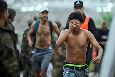 Cazar o acoger al migrante